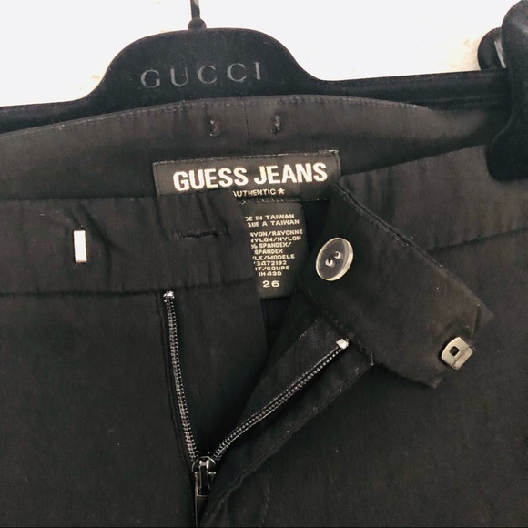 Women black Tuxedo  pants super stretchable - Picture 10 of 13